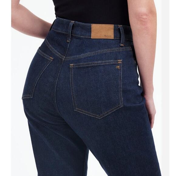 NWT Madewell The Tall Curvy '90s Straight Jean Black 26 T - Picture 3 of 11